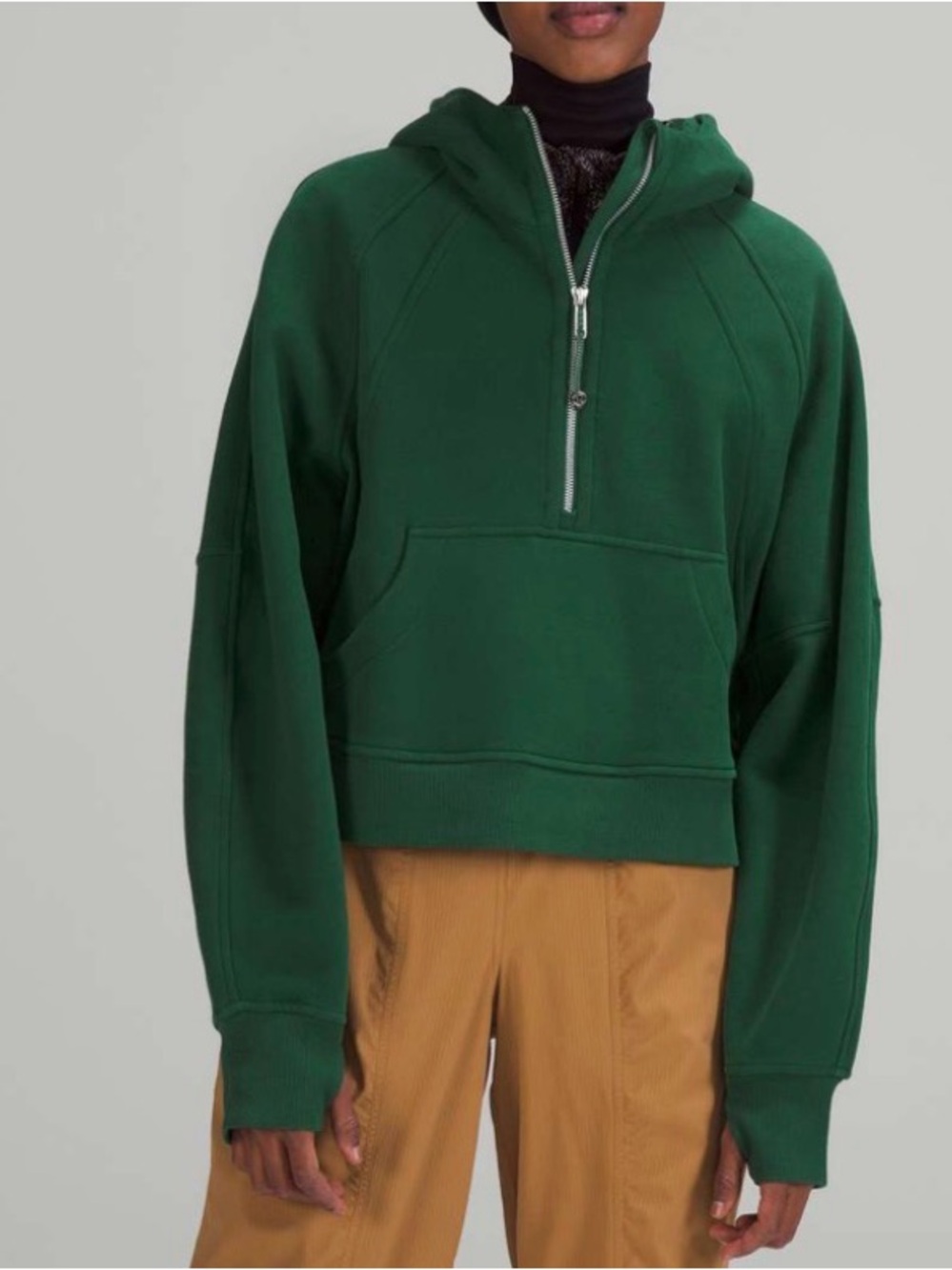 Lululemon Scuba Oversized Half-Zip Hoodie
Everglade Green sz s